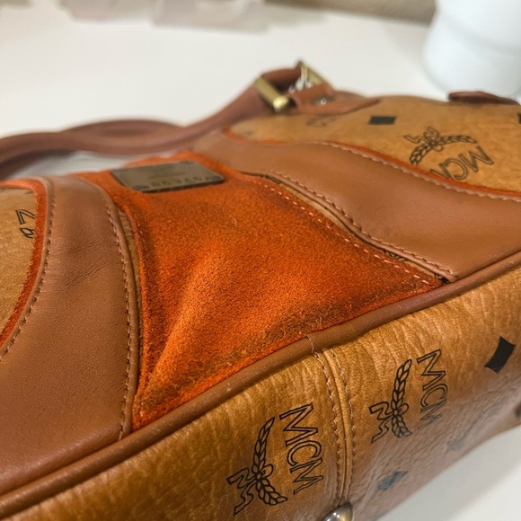 MCM COGNAC VISETOS HANDBAG - Picture 10 of 16